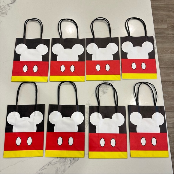 Mickey Inspired Party Set - 12 Headbands and 12 paper favors bags -NWT - Picture 6 of 16
